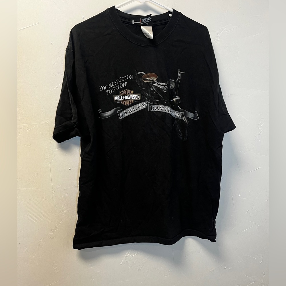 Y2K Harley Davidson Motorcycle T-shirt NWOT Size XL